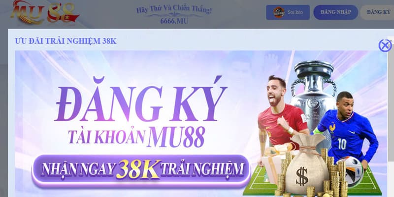 Khuyến mãi nhận 38K đăng ký